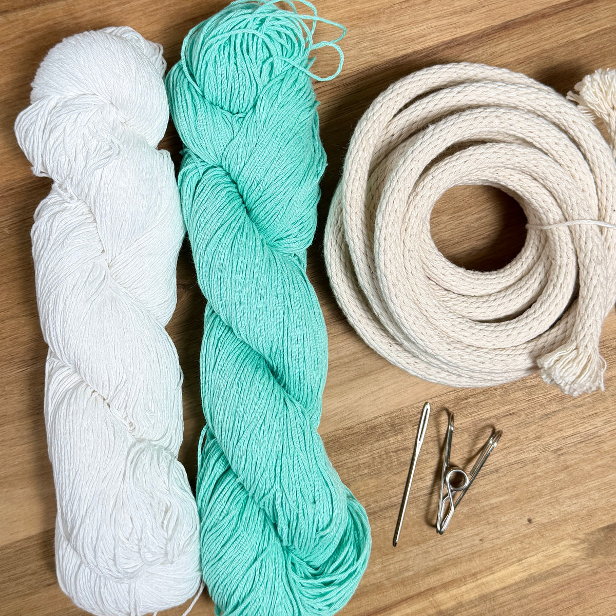 Cotton Yarn Coiled Basket Kit
