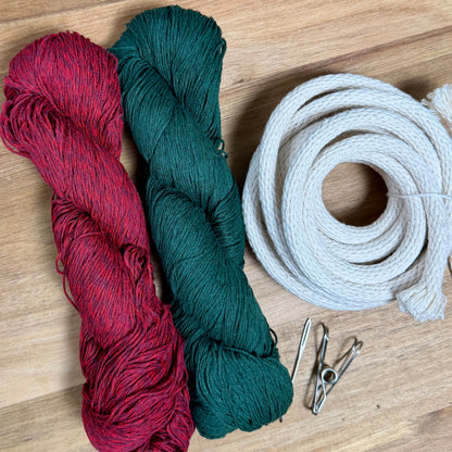 Cotton Yarn Coiled Basket Kit