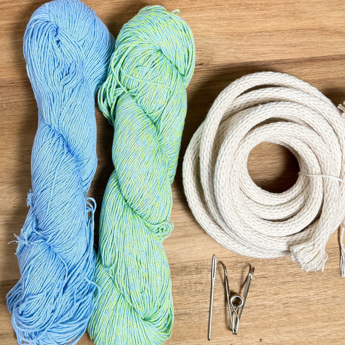 Cotton Yarn Coiled Basket Kit