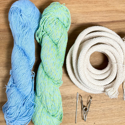 Cotton Yarn Coiled Basket Kit