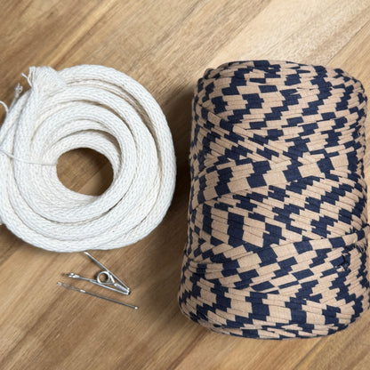 Limited Edition Eco T-Shirt Yarn Coiled Basket Kit