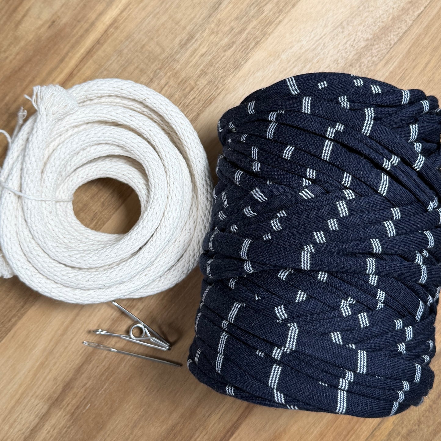 Limited Edition Eco T-Shirt Yarn Coiled Basket Kit