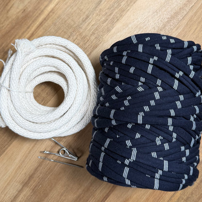 Limited Edition Eco T-Shirt Yarn Coiled Basket Kit