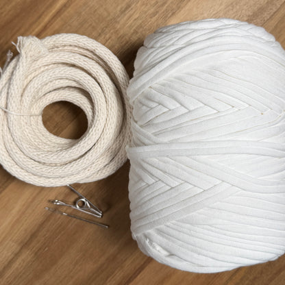Limited Edition Eco T-Shirt Yarn Coiled Basket Kit