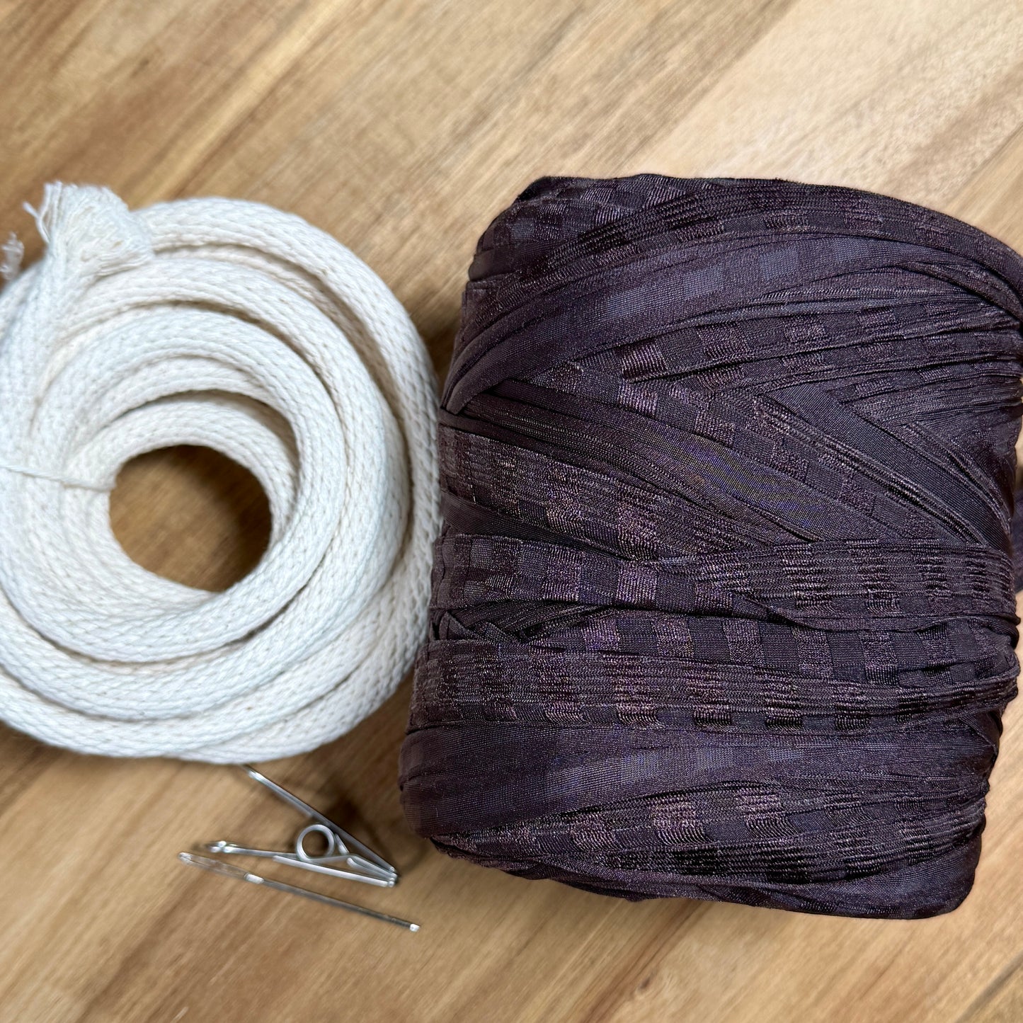 Limited Edition Eco T-Shirt Yarn Coiled Basket Kit