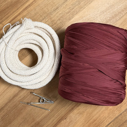 Limited Edition Eco T-Shirt Yarn Coiled Basket Kit