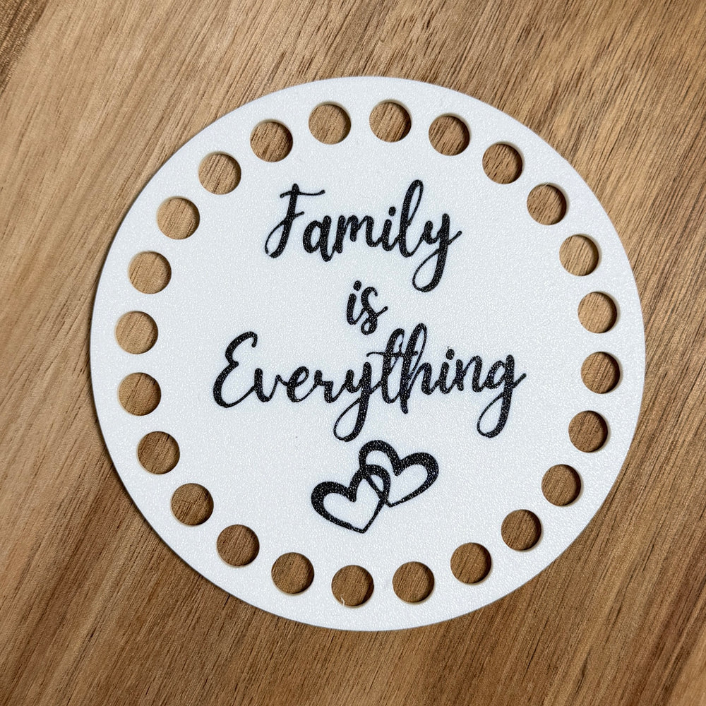 Family is Everything Base for Basket Making