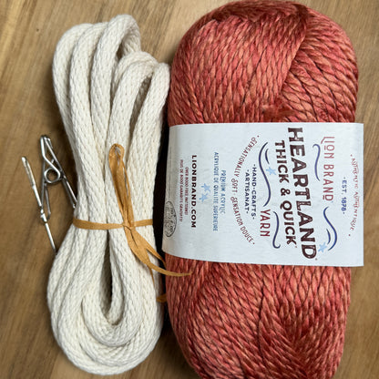 V-Stitch Yarn Coiled Basket Kit