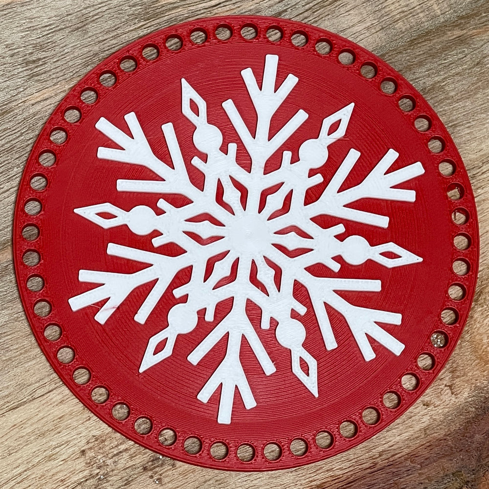 Snowflake Base for Basket Coiling