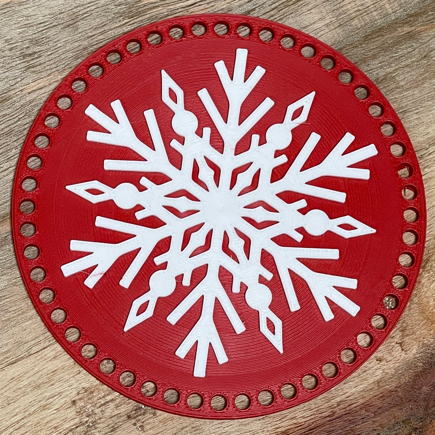 Snowflake Base for Basket Coiling