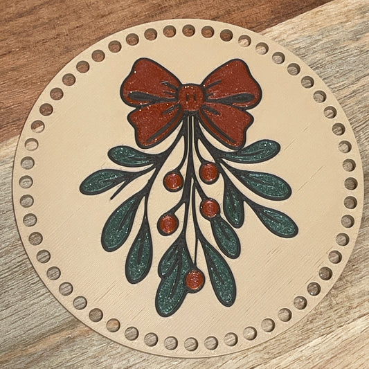 Mistletoe Base for Basket Coiling