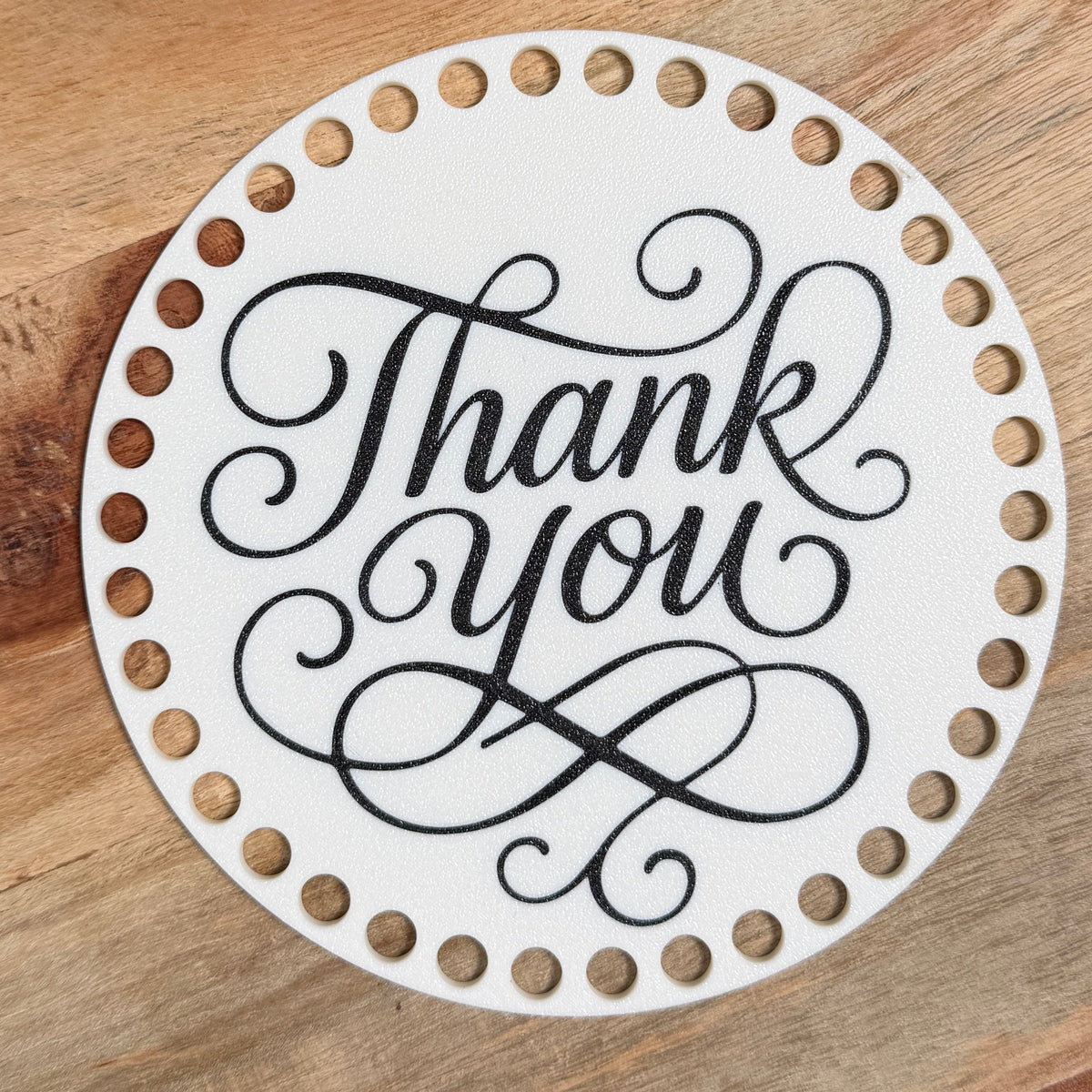 Thank You Base for Basket Making