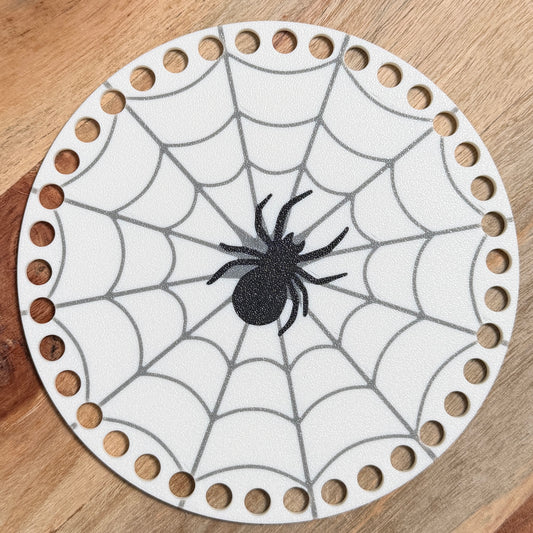 Spider in Web Base for Basket Making