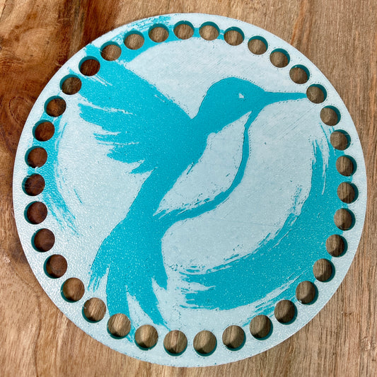 Hummingbird Base for Basket Coiling and Crochet 5-inch