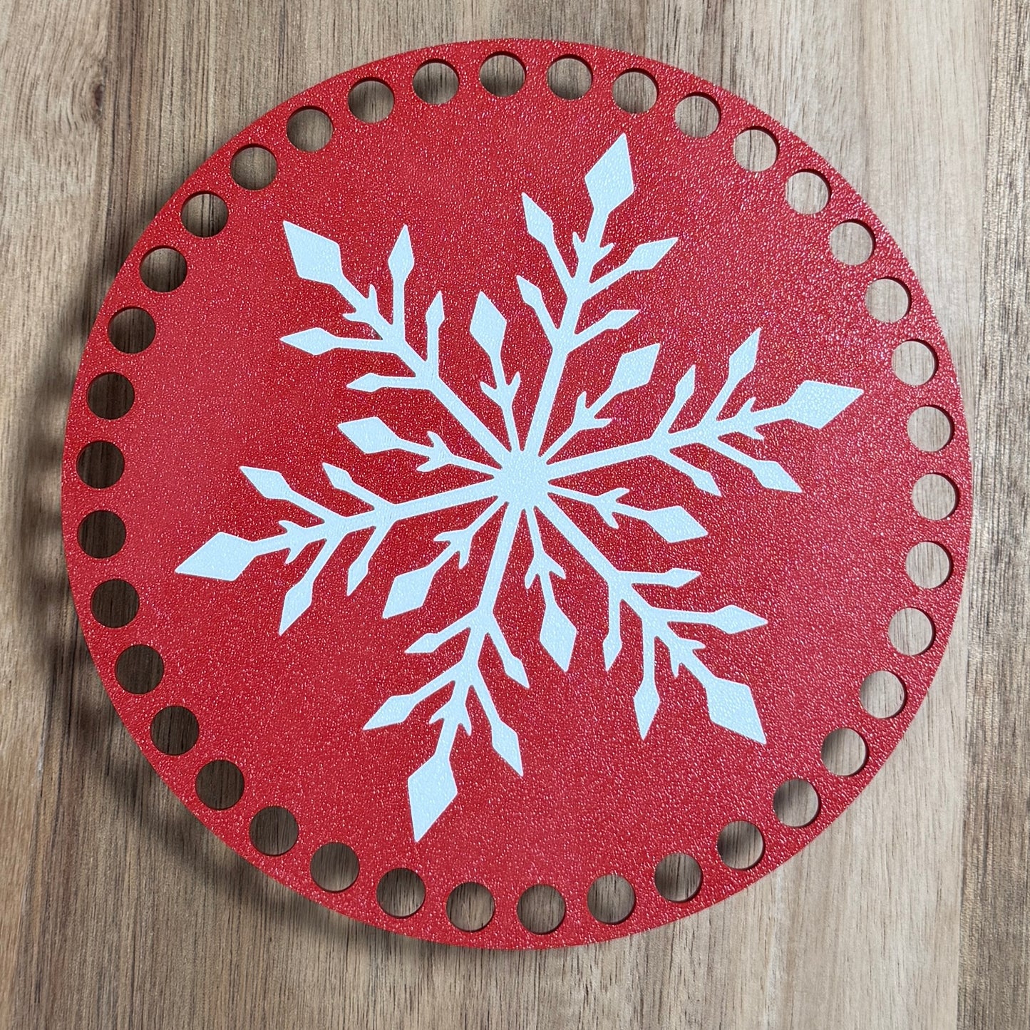 Snowflake Pedestal Basket Base