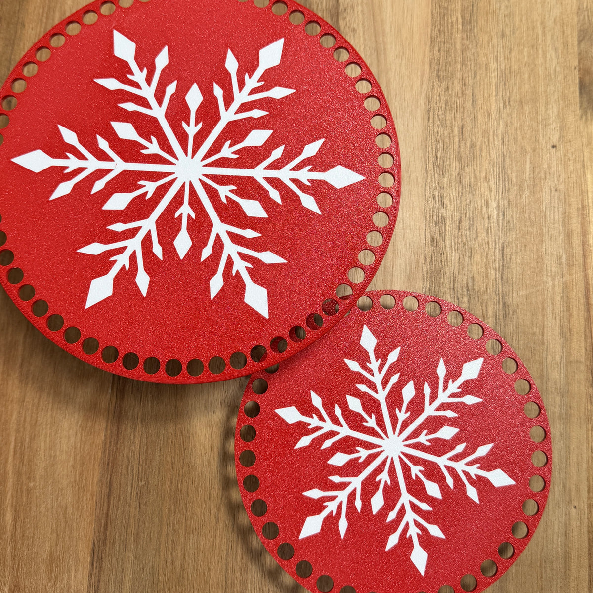 Snowflake Pedestal Basket Base