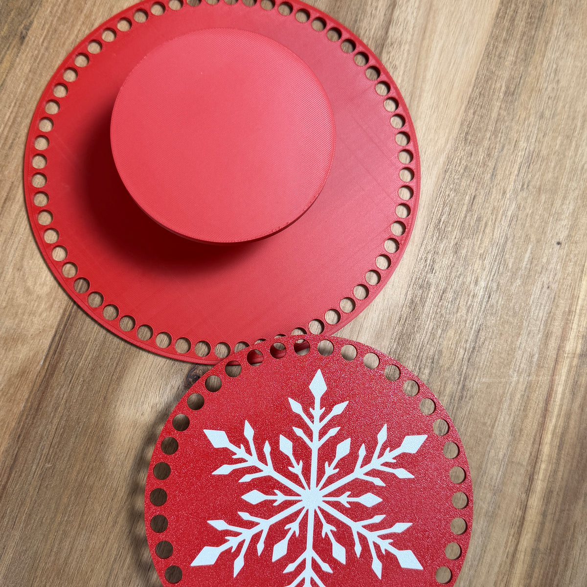 Snowflake Pedestal Basket Base