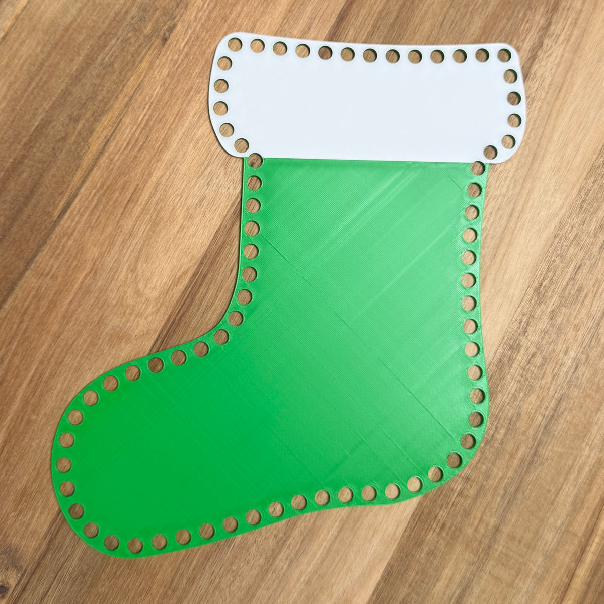 Personalized Stocking Base for Basket Making