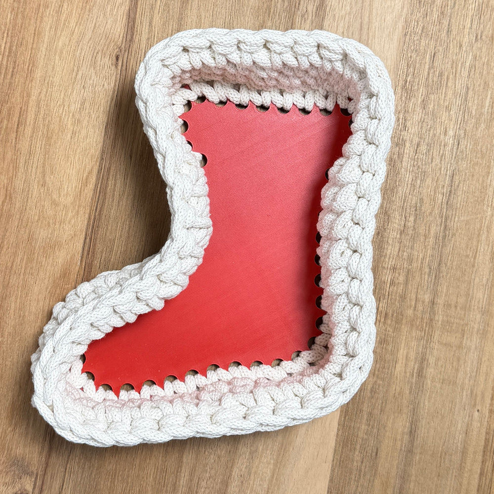 Stocking Base for Basket Making