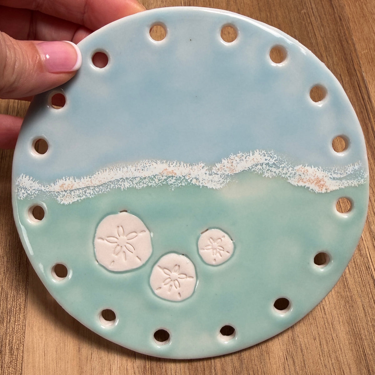 Ceramic Base for Baskets