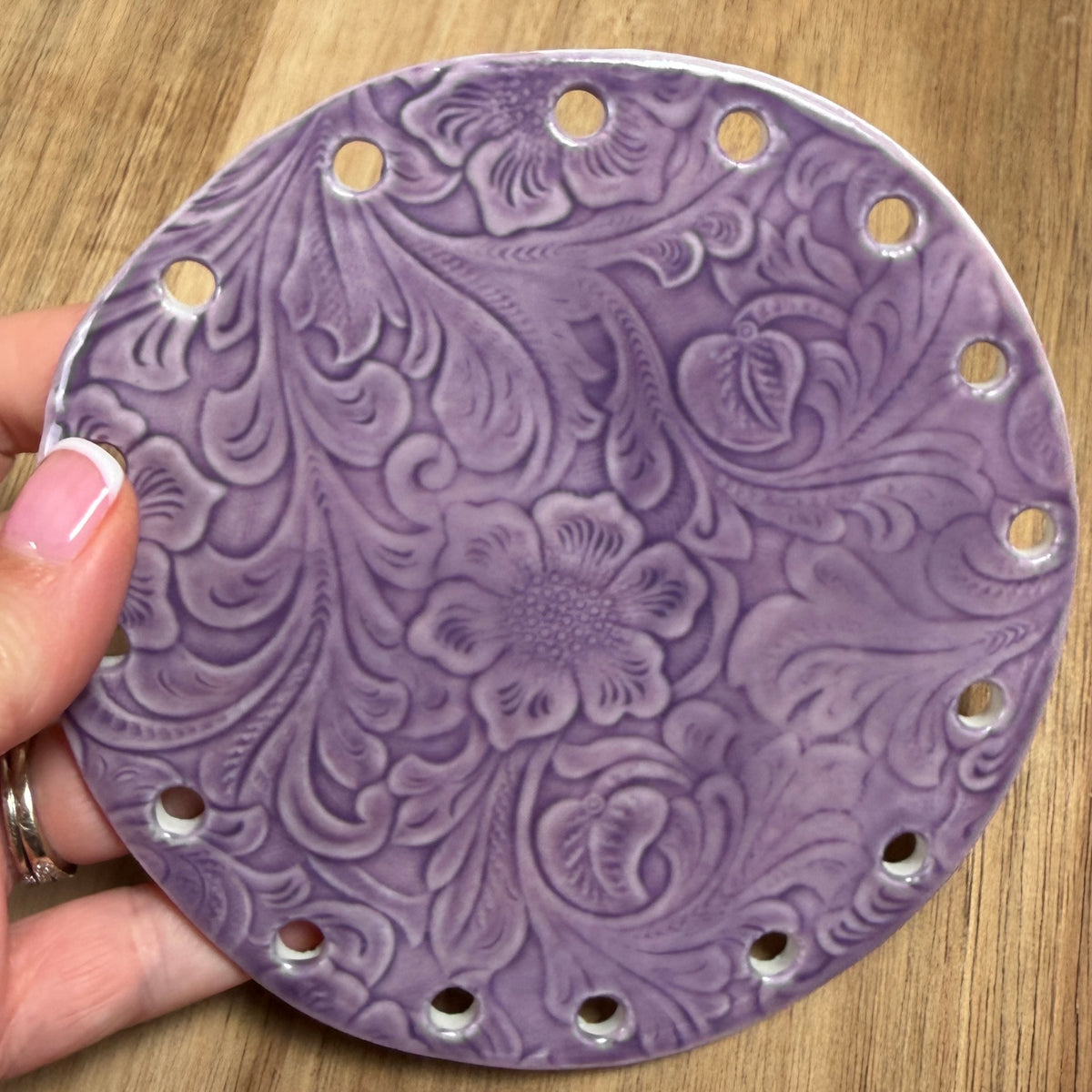 Ceramic Base for Baskets