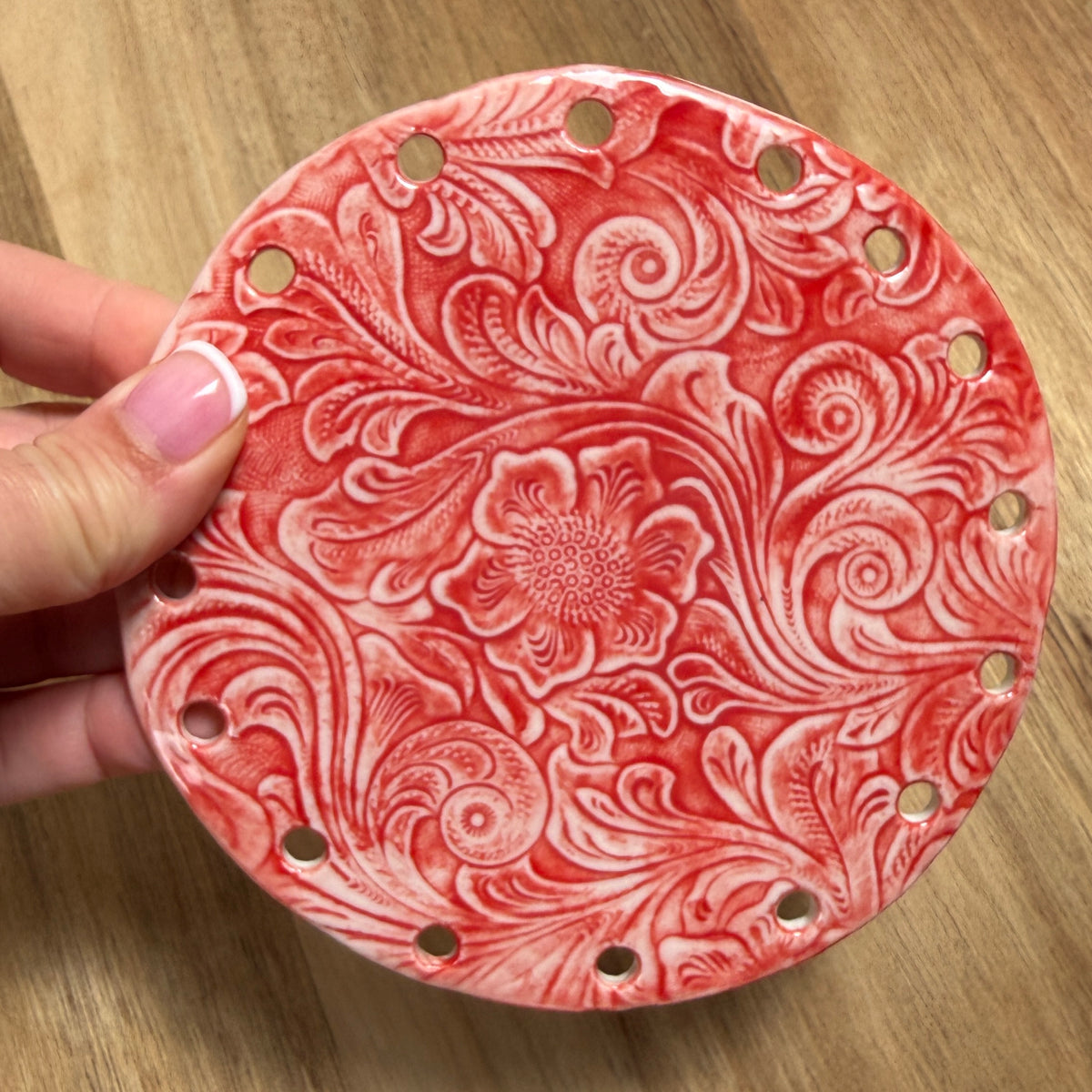 Ceramic Base for Baskets
