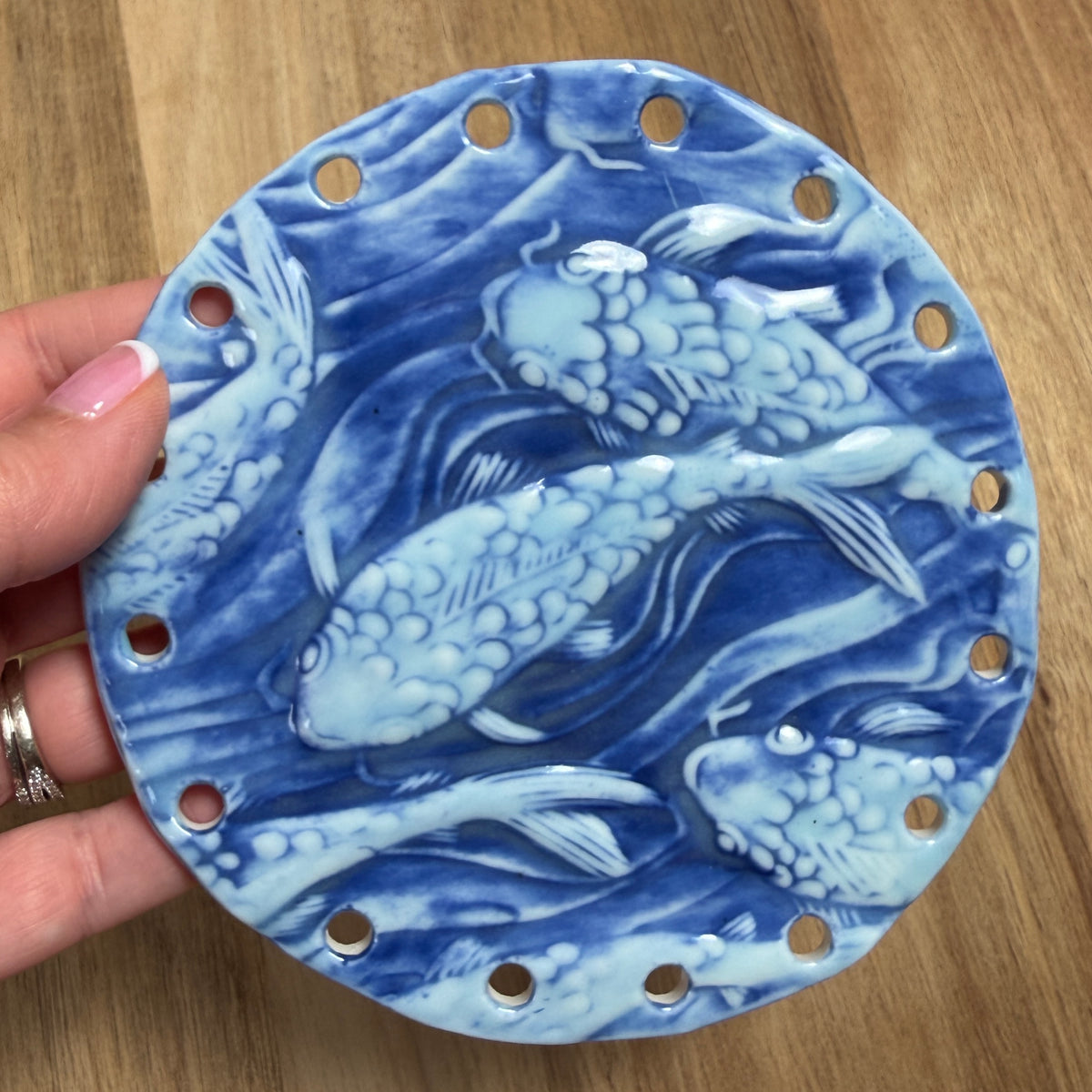 Ceramic Base for Baskets