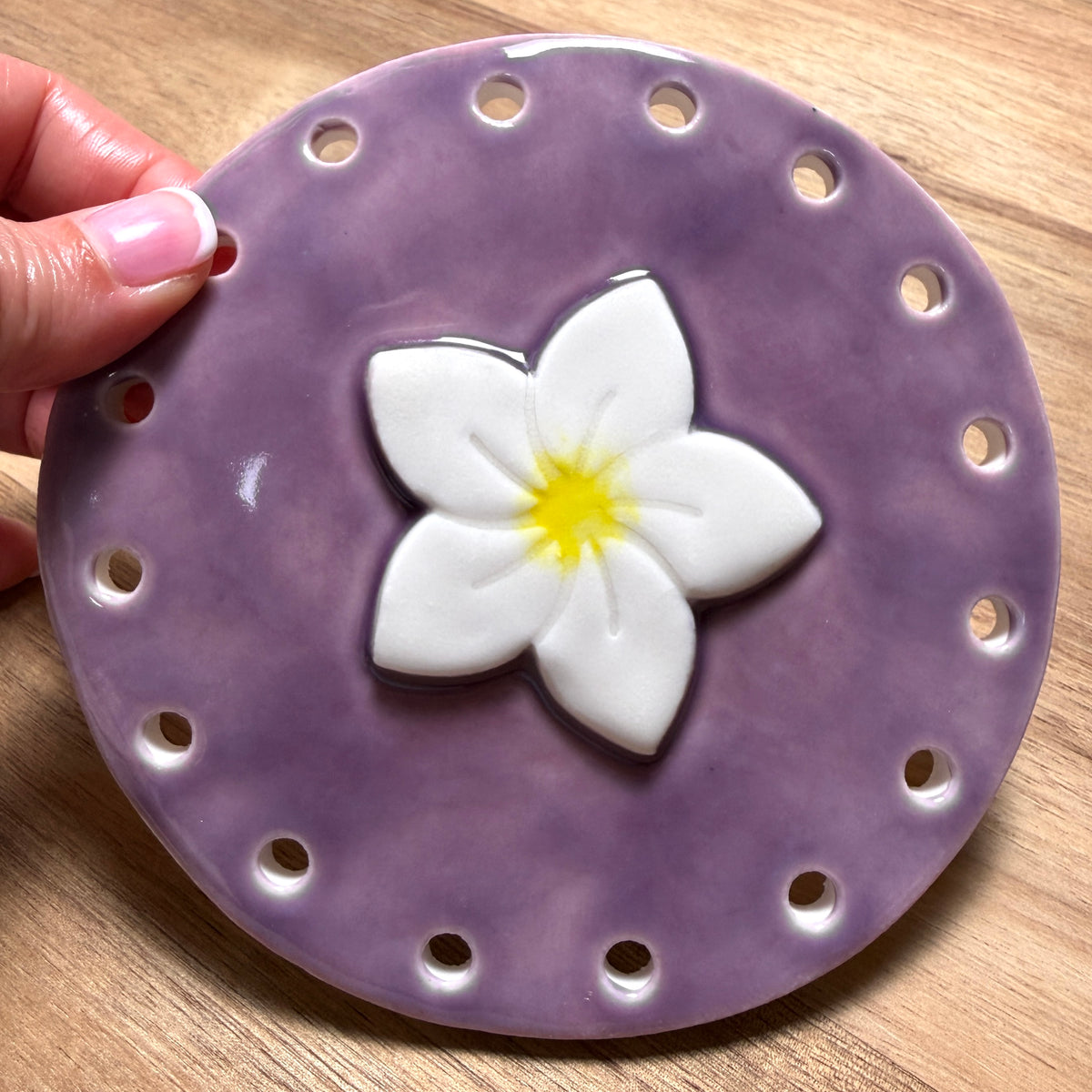 Ceramic Base for Baskets