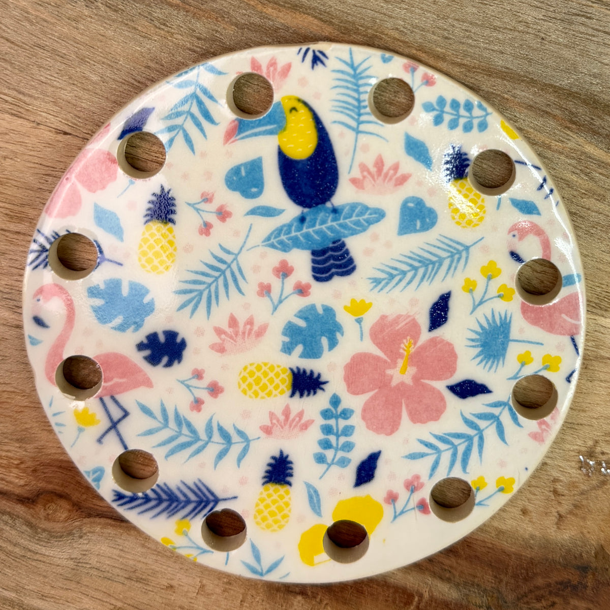 Ceramic Base for Baskets