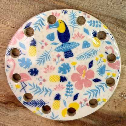 Ceramic Base for Baskets