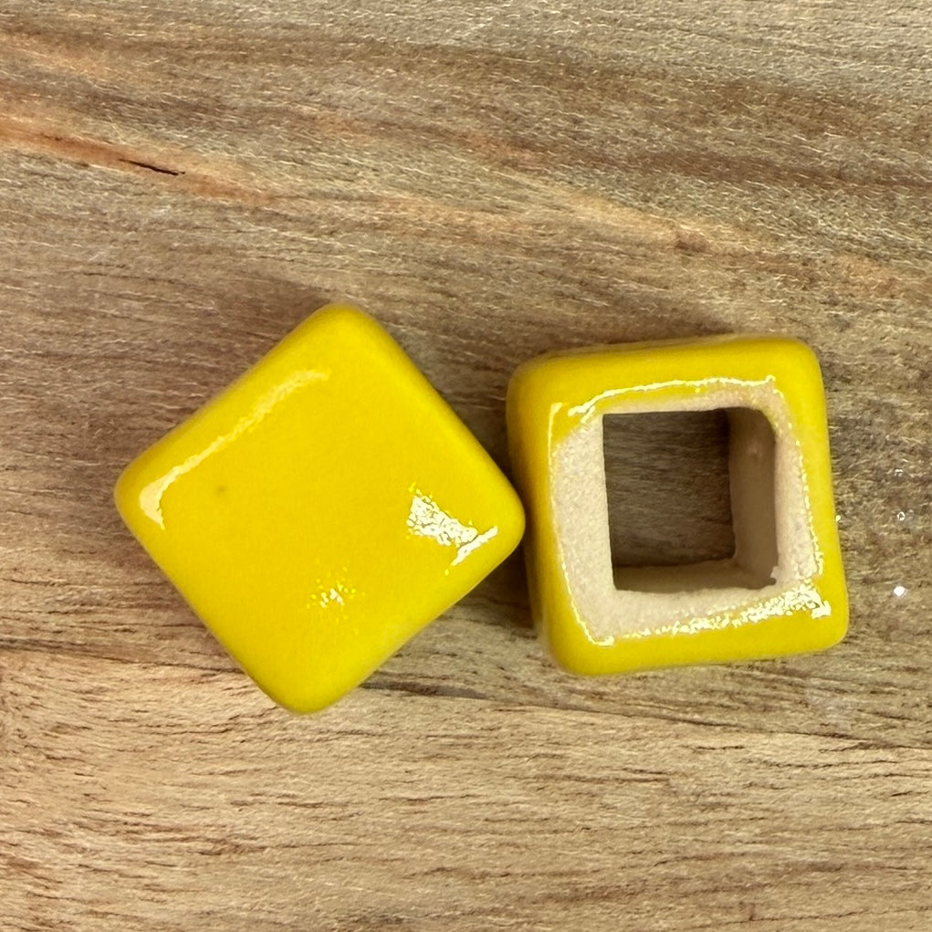 Set of 2 Ceramic Beads