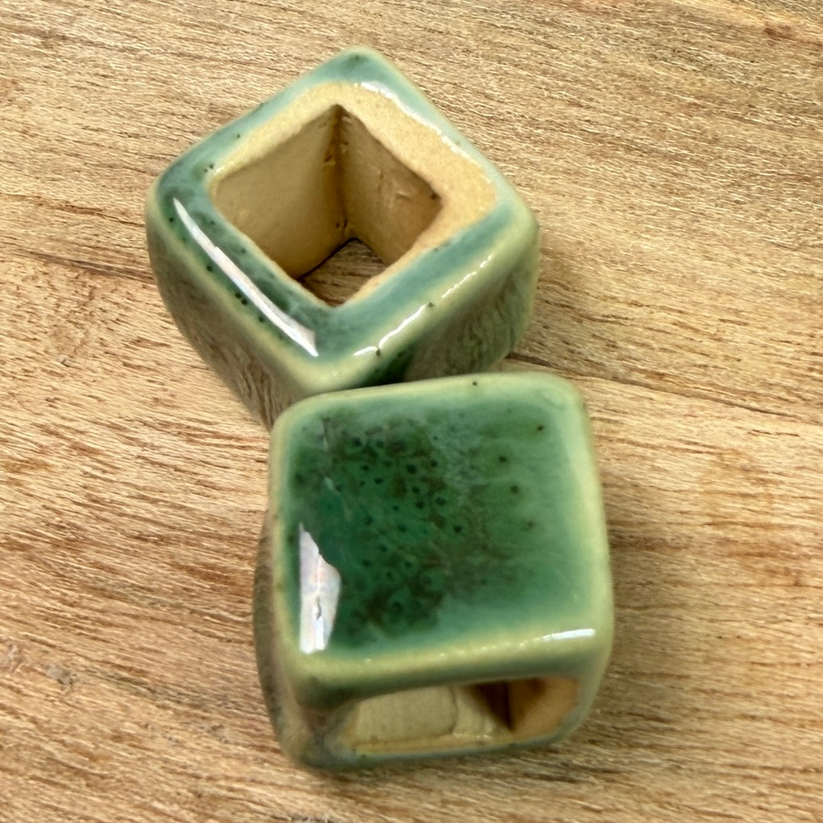 Set of 2 Ceramic Beads