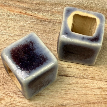 Set of 2 Ceramic Beads