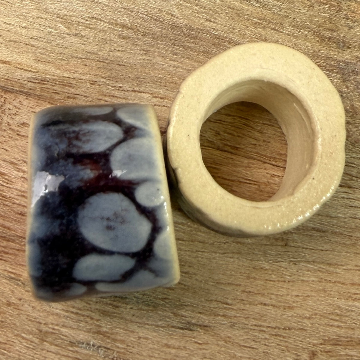 Set of 2 Ceramic Beads