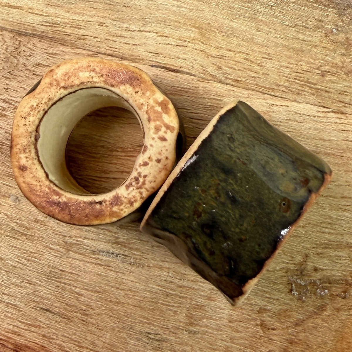 Set of 2 Ceramic Beads