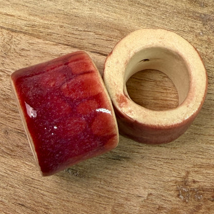 Set of 2 Ceramic Beads