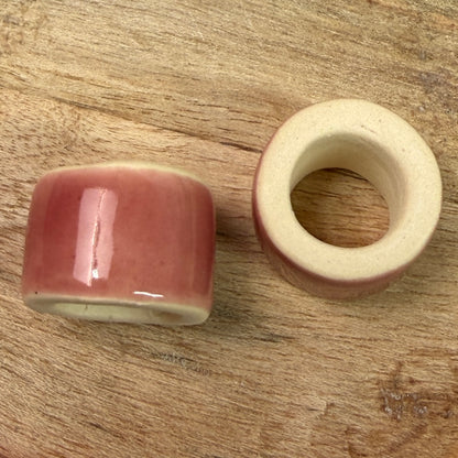 Set of 2 Ceramic Beads