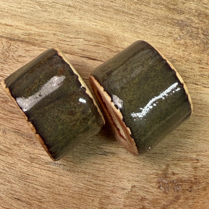 Set of 2 Ceramic Beads