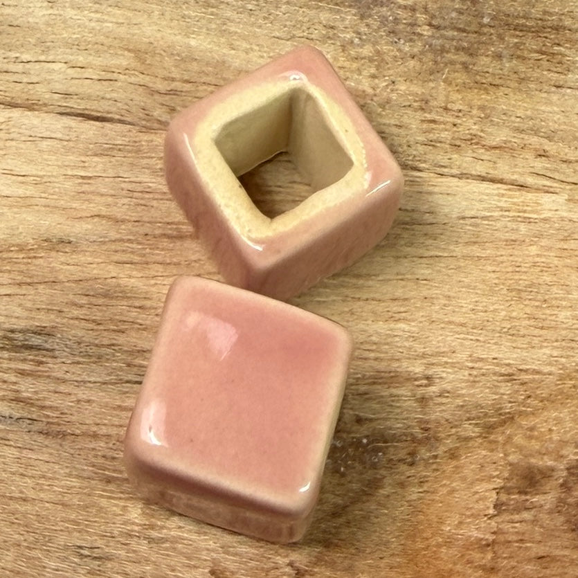 Set of 2 Ceramic Beads