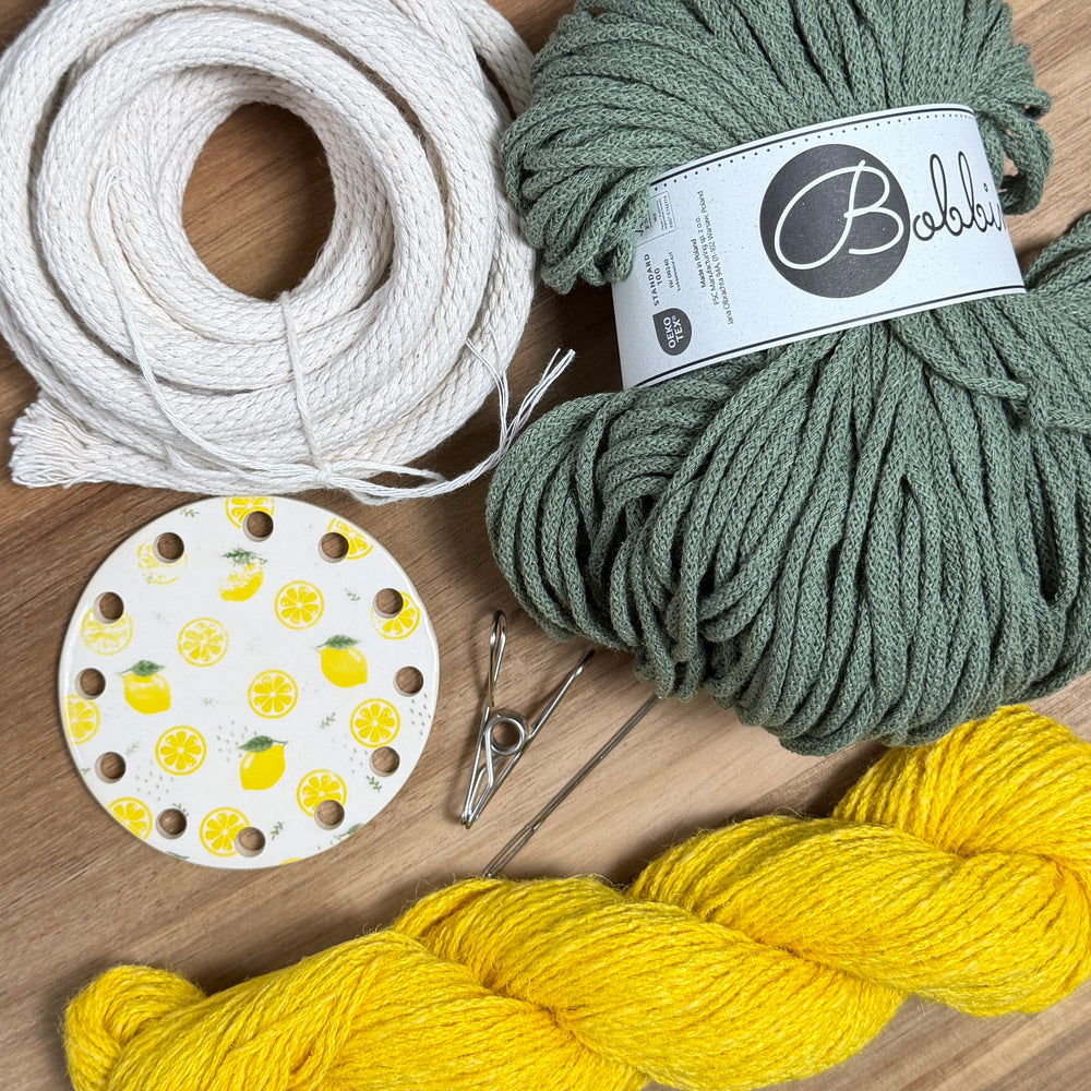 Coiled Basket Bundle with a Ceramic Base - Limited Edition