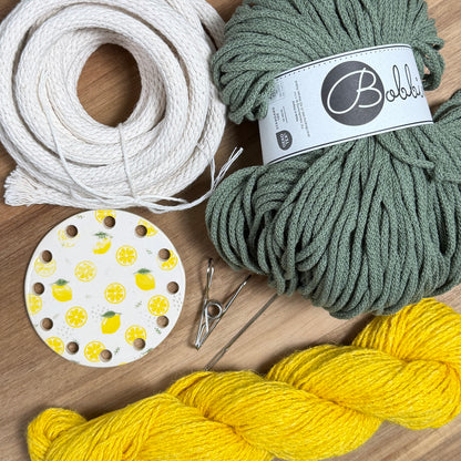 Coiled Basket Bundle with a Ceramic Base - Limited Edition