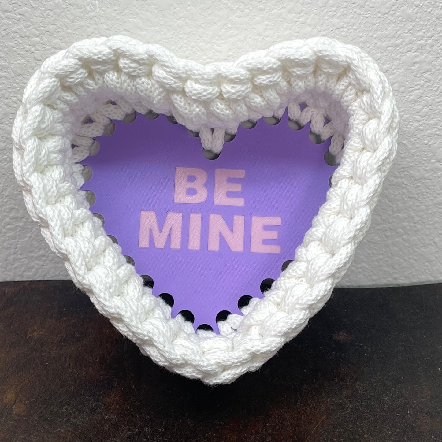 Be Mine Heart Shaped Base for Coiling and Crochet