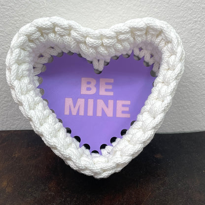 Be Mine Heart Shaped Base for Coiling and Crochet