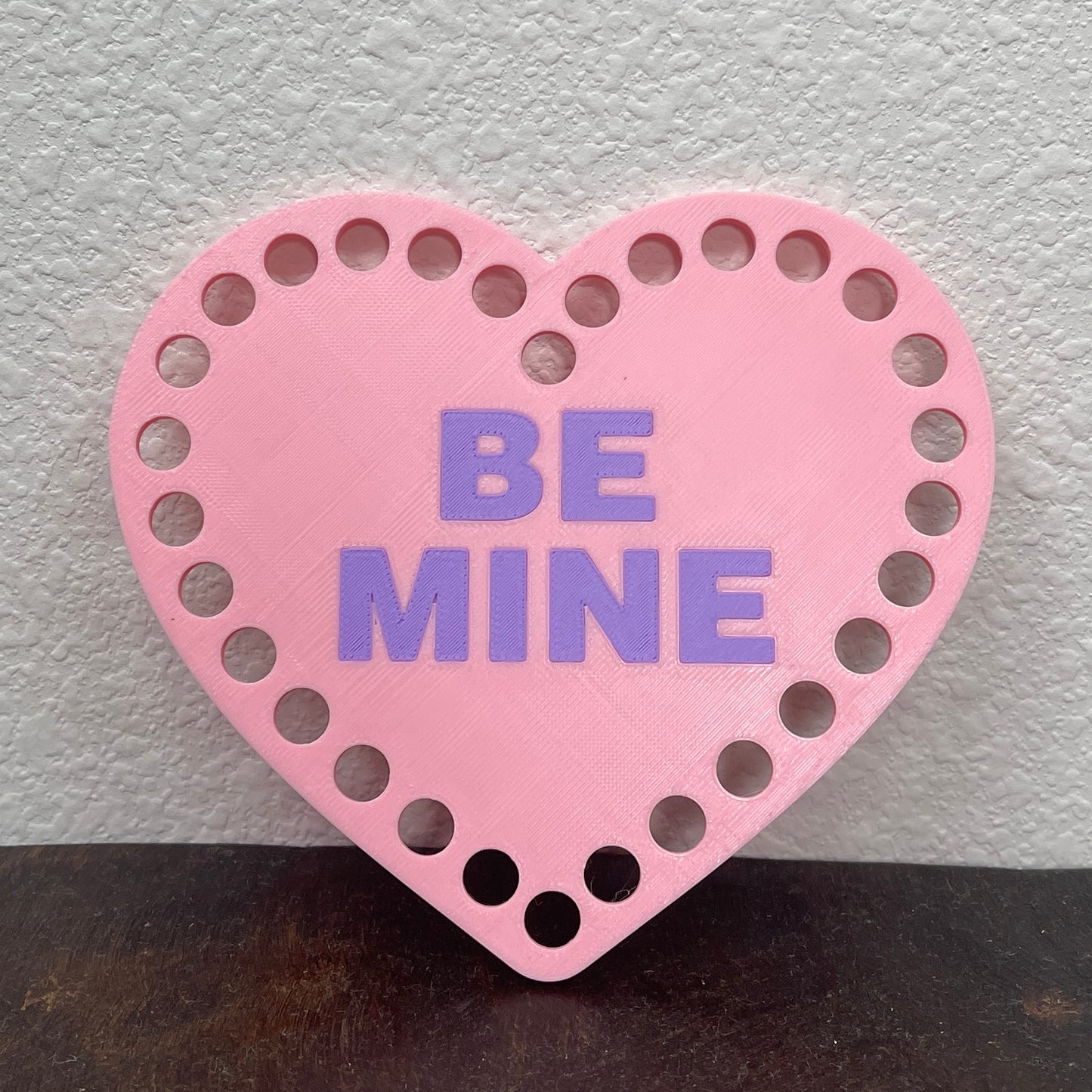Be Mine Heart Shaped Base for Coiling and Crochet