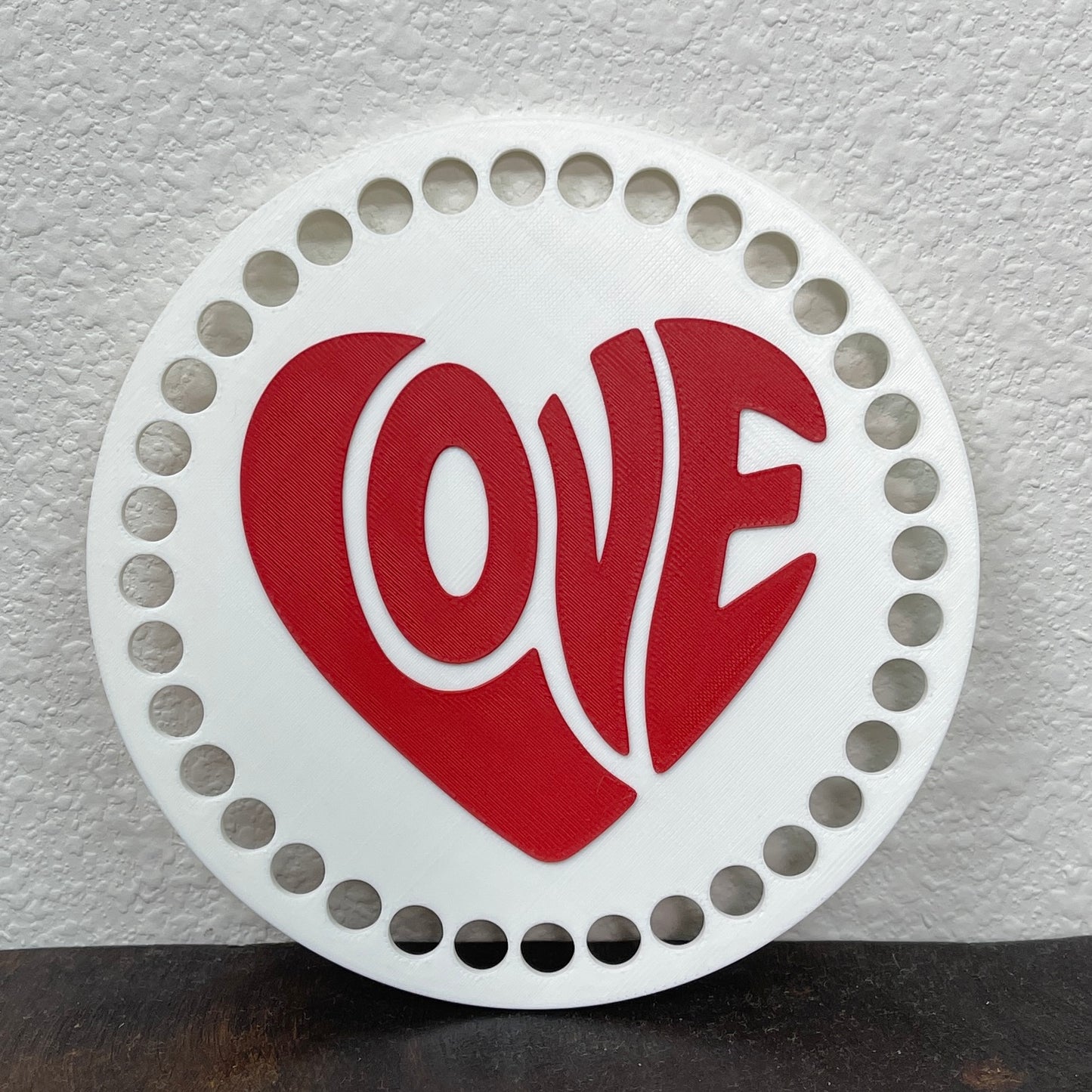 LOVE Base for Coiling and Crochet