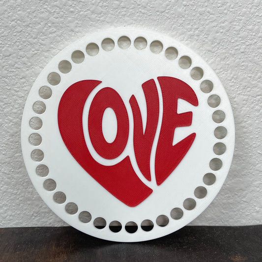 LOVE Base for Coiling and Crochet