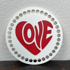 LOVE Base for Coiling and Crochet