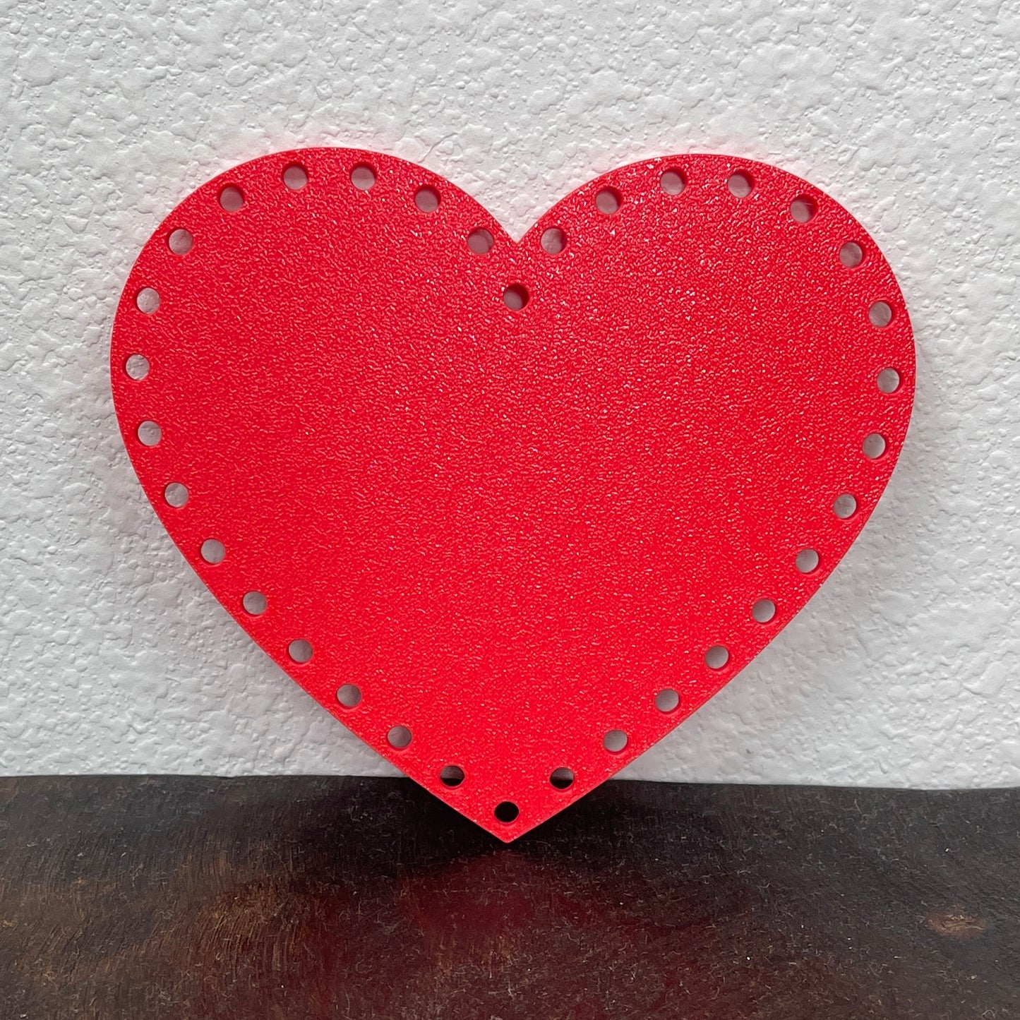 Heart Shaped Base for Basket Coiling