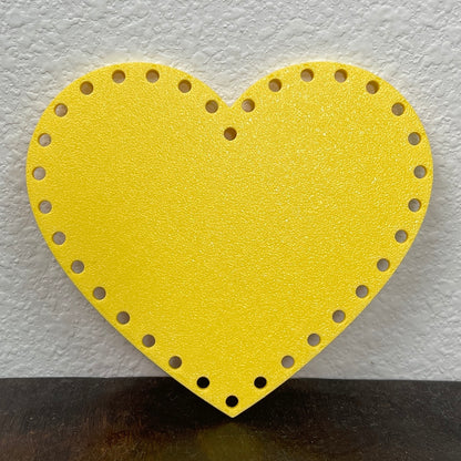 Heart Shaped Base for Basket Coiling