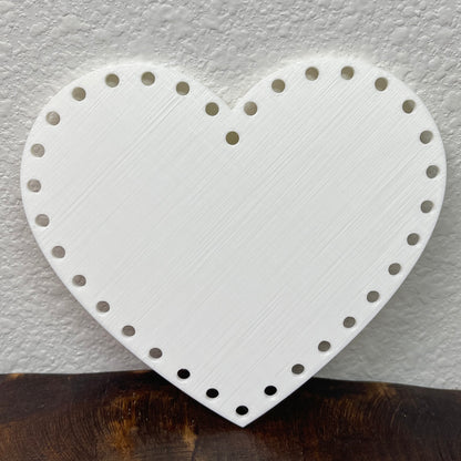 Heart Shaped Base for Basket Coiling